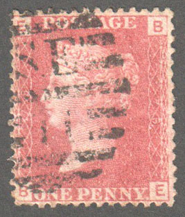 Great Britain Scott 33 Used Plate 78 - BE - Click Image to Close